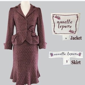 Nanette Lepore Skirt Suit
